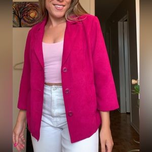 Magenta Pink Blazer Jacket - Barbie